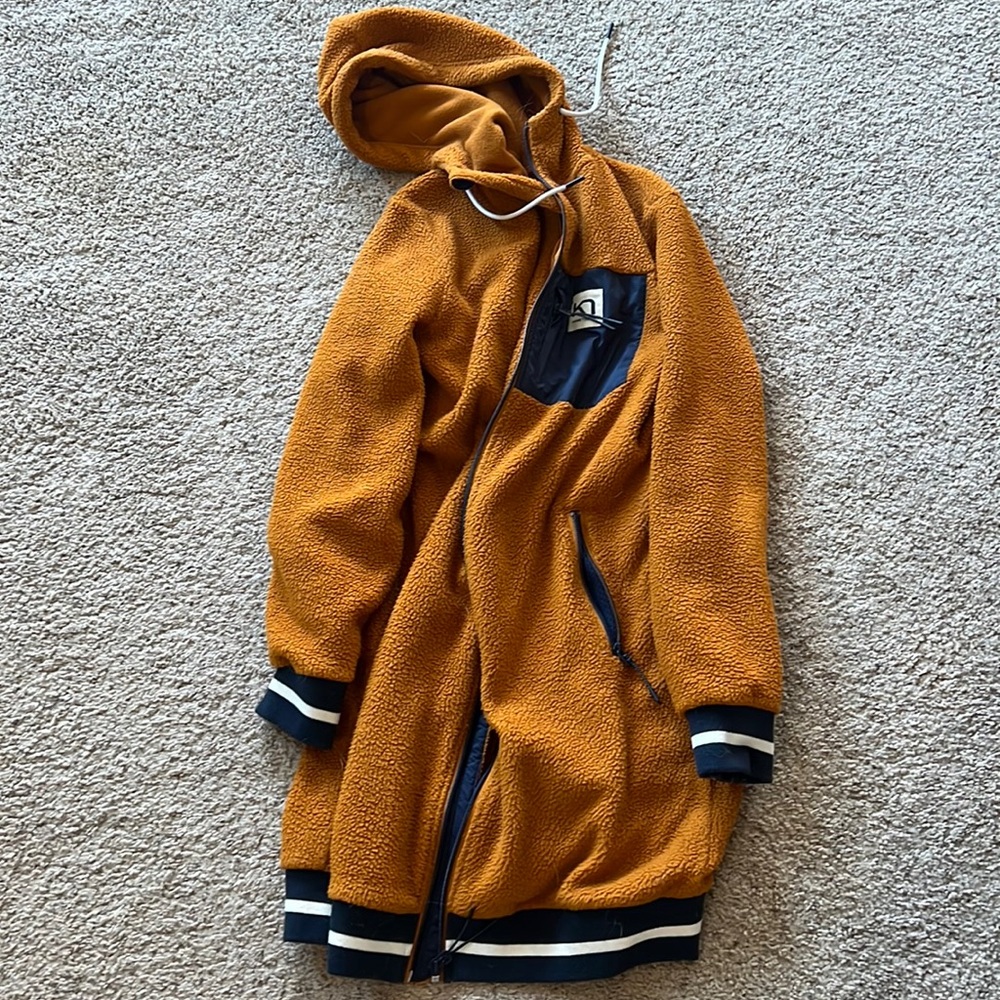 Long fleece jacket
